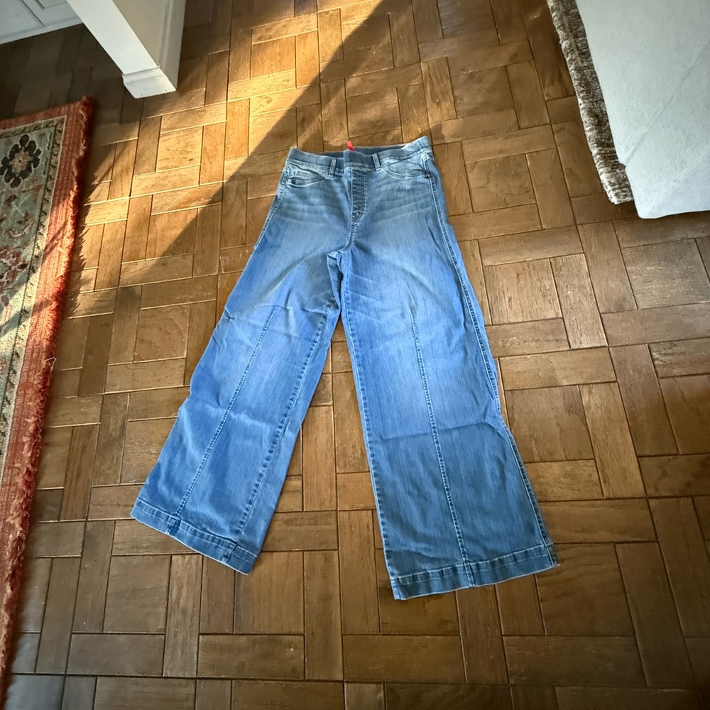 SPANX Light Blue Women’s Wide-leg Jeans